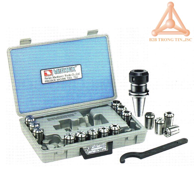 Bầu kẹp dao phay kiểu côn SK, CAT collet OZ hãng Vertex
