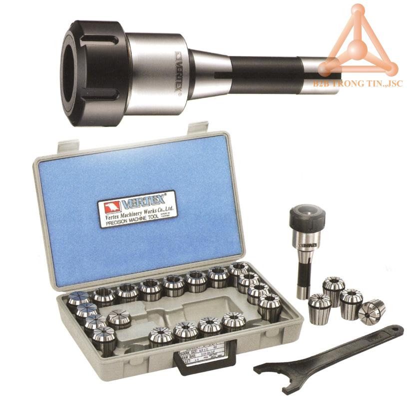 Bộ bầu kẹp dao kiểu R8 và collet ER đầy đủ 