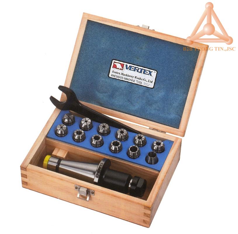Bộ bầu kẹp dao phay kiểu NT đầy đủ collet đi kèm vertex