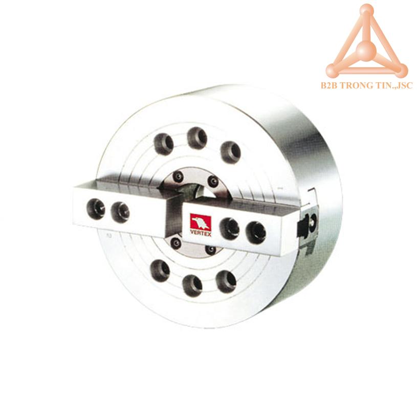 Mâm cặp thủy lực 2 chấu lỗ thông suốt hãng Vertex