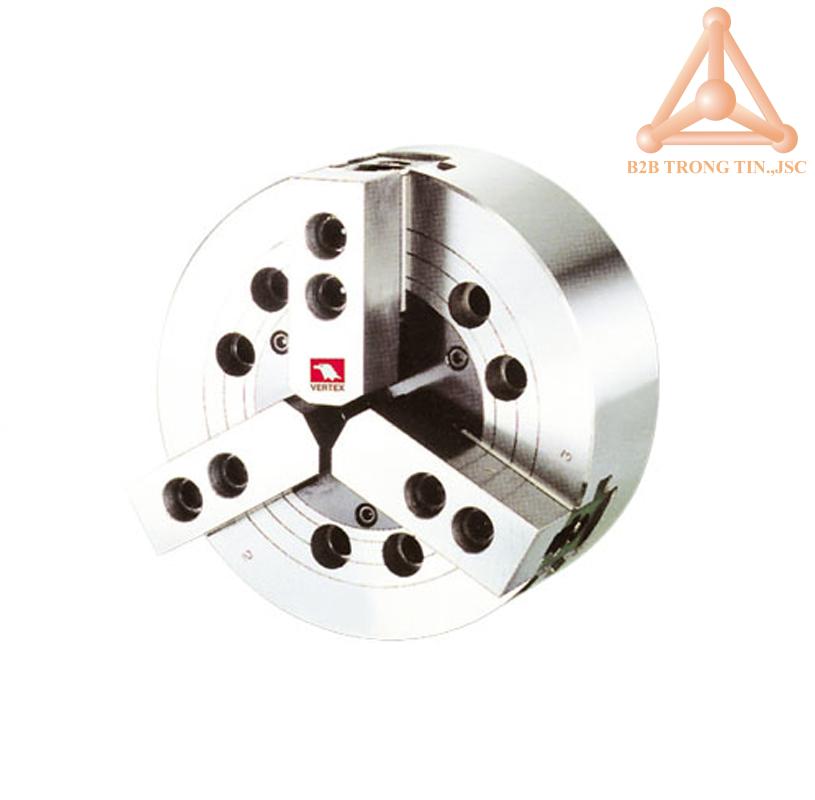 Mâm cặp thủy lực 3 chấu không thông suốt hãng Vertex