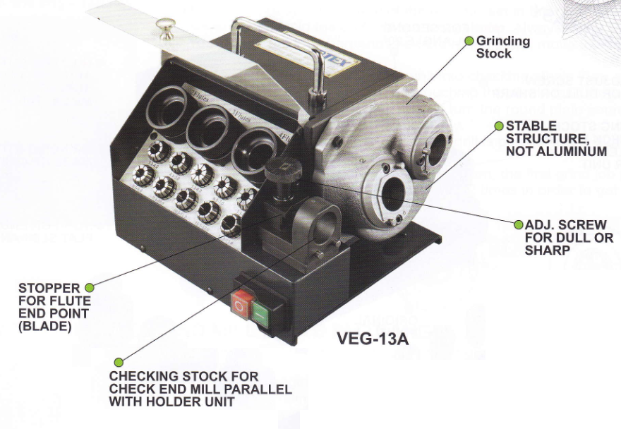 Ứng dụng của máy mài dao phay chuyên dụng Vertex